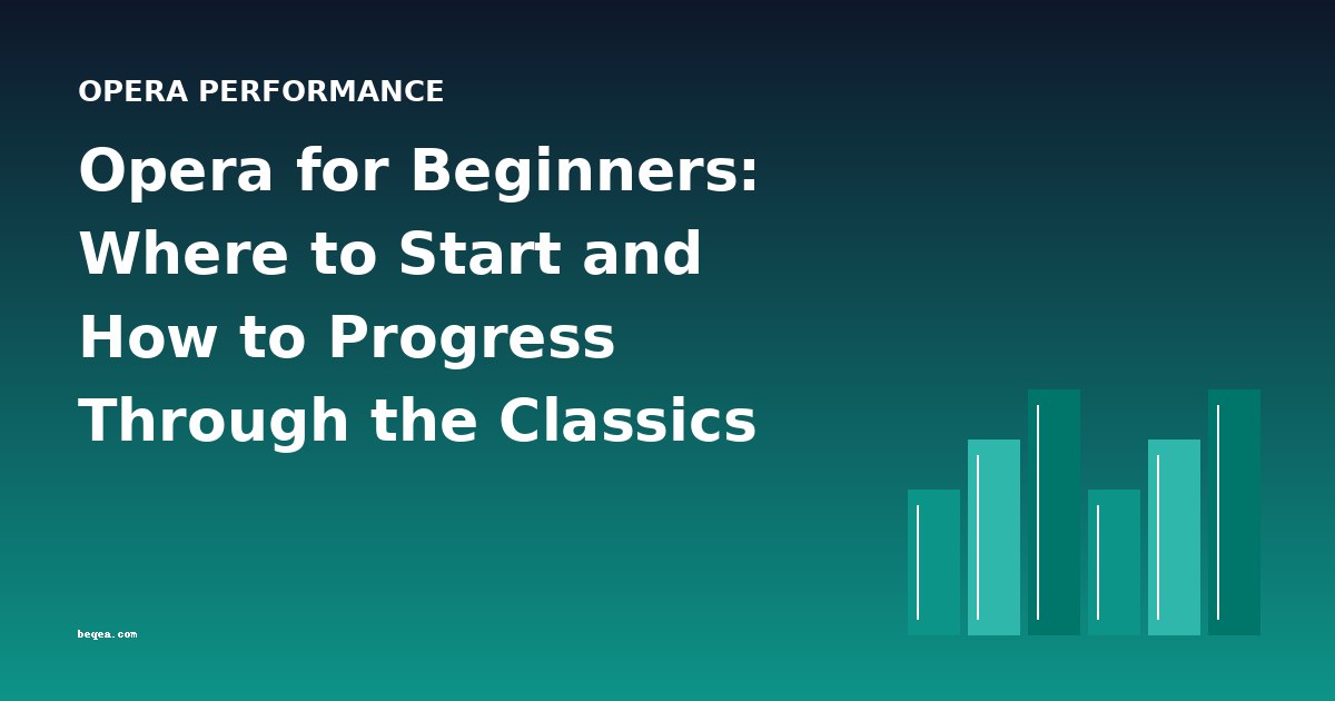 Opera for Beginners: Where to Start and How to Progress Through the Classics