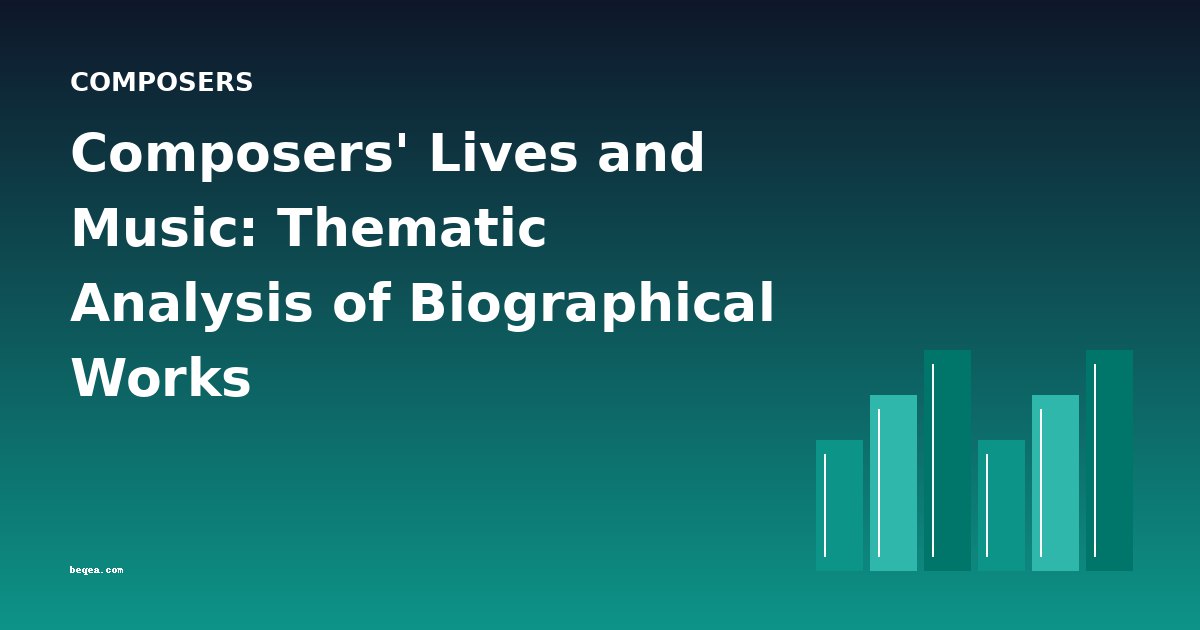 Composers' Lives and Music: Thematic Analysis of Biographical Works