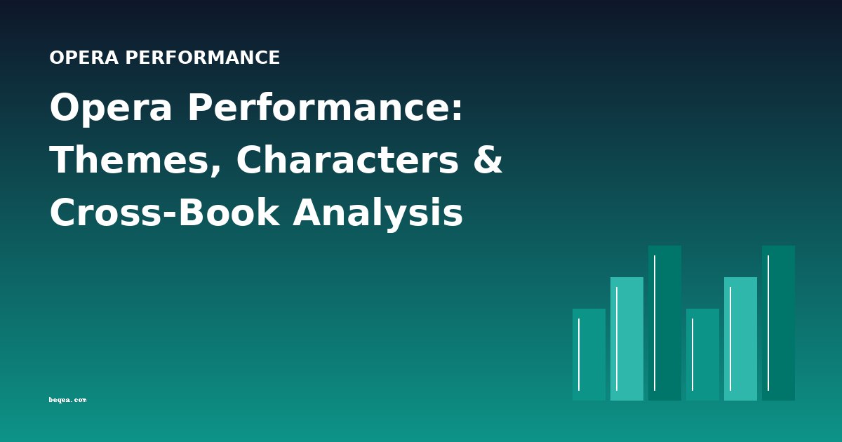 Opera Performance: Themes, Characters & Cross-Book Analysis