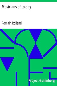 Cover of Musicians of to-day — Key Ideas to Explore
