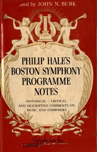 Cover of Philip Hale's Boston Symphony Pr...