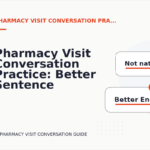 Pharmacy Visit Conversation Practice: Better Sentence Choices