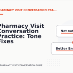 Pharmacy Visit Conversation Practice: Tone Fixes for Real Situations